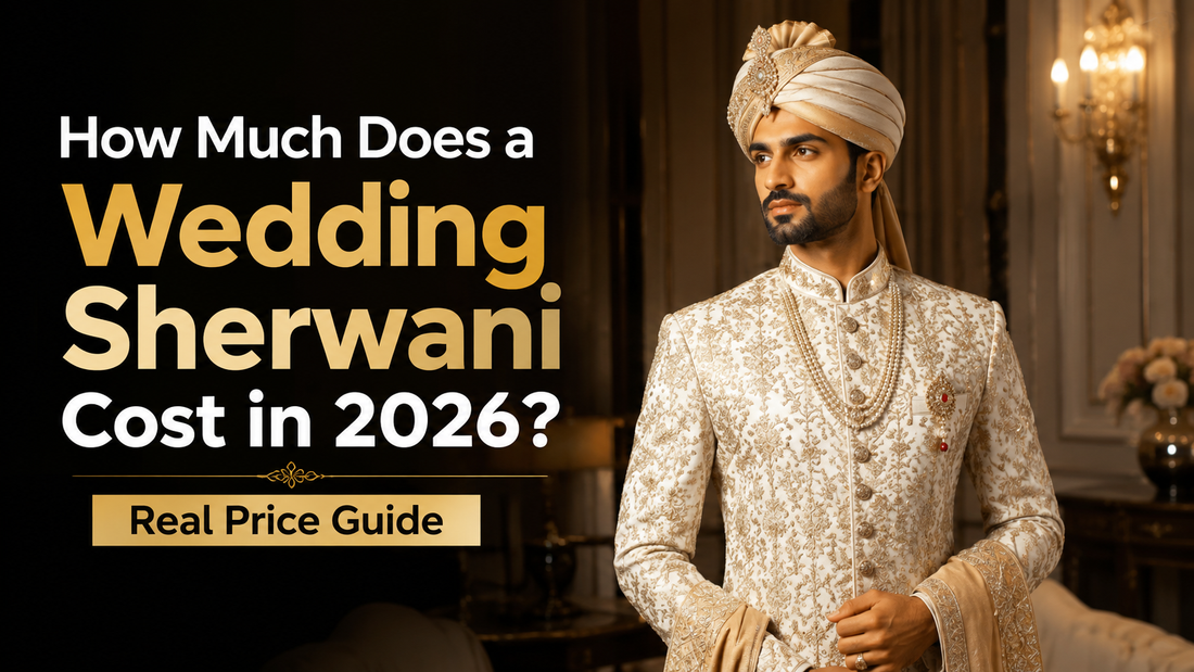 How Much Does a Wedding Sherwani Cost in India 2026? (Real Price Guide)